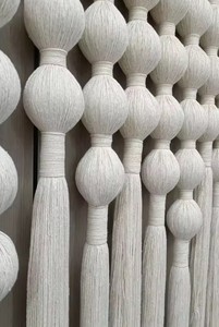 Tapisseries murales en macramé en coton tissé géométrique chic, décorations murales, décorations murales pour la maison, salon de luxe - Product Image 4