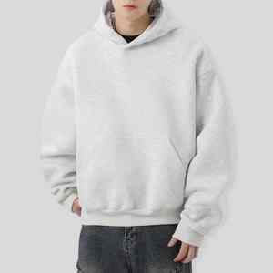 Haute qualité hommes sweats à capuche sweats unisexe rue pull sweats à capuche personnalisés broderie Logo blanc hommes sweats à capuche - Product Image 2