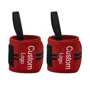 Muñequeras de soporte fuerte diseñadas para levantar sesiones de gimnasio Muñequeras transpirables - Product Image 5