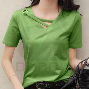 T-shirt imprimé pour filles 100% coton Autocollant personnalisable Design Couleur Logo Meilleur Quilty Et Bon Prix - Product Image 5