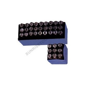 Juegos de perforaciones de letras y números de alta calidad, caja de acero endurecido con acabado negro, acabado de óxido negro templado para equipos de herramientas de joyería - Product Image 1