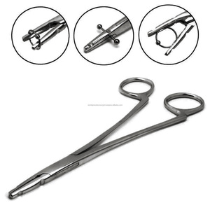 Alicates Profesionales para Abrir y Cerrar Piercings de Septum, Herramienta Manual Quirúrgica de Acero Inoxidable, Resistente a la Corrosión - Product Image 2
