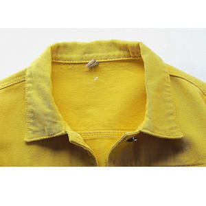 Chaqueta Vaquera de Primera Calidad para Mujer con Impresión Personalizada con Logotipo, Chaqueta Vaquera de Moda para Mujer - Product Image 3