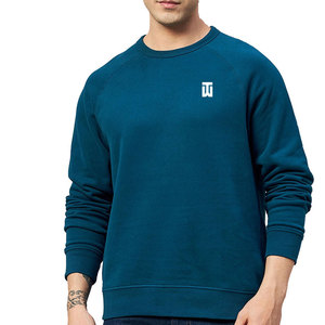 เสื้อสเวตเชิ้ตผู้ชายทรงปกติขายดี ผ้าฝ้าย 100% สีพื้น ปักโลโก้ได้ น้ำหนัก 300 กรัม ต้านเชื้อแบคทีเรีย ใส่สบายสำหรับฤดูหนาว สไตล์ลำลอง - Product Image 1