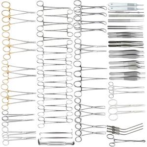 Juego de Instrumentos Quirúrgicos Ortopédicos de Acero Inoxidable, 82 Piezas, Herramientas Manuales, Certificación CE Clase I para Uso Profesional - Product Image 2