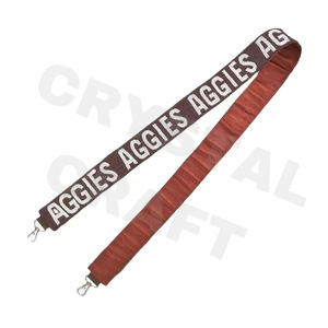 Gofrogs สีม่วงสายกระเป๋าลูกปัดสีขาวทองปรับแต่งได้สายรัดลูกปัดสำหรับกระเป๋า - Product Image 4