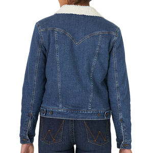 Veste en jean élégante et respirante pour femmes, en tissu polaire de coton, vêtements de sport actifs, veste en jean - Product Image 6
