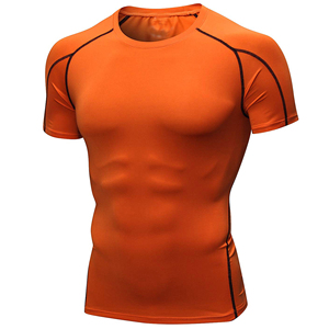 เสื้อแรชการ์ดแบบแห้งเร็วสำหรับใส่ลำลอง ผลิตอย่างมืออาชีพ สินค้าใหม่ ขายส่งแบบ OEM สำหรับขายออนไลน์ในราคาที่เหมาะสม - Product Image 2