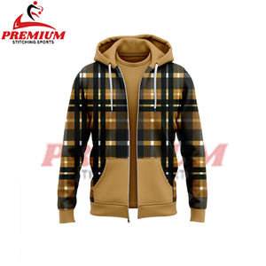 Sudadera con Capucha y Cremallera Sublimada, Sudadera Deportiva Unisex con Cremallera - Product Image 1