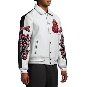 เสื้อแจ็คเก็ตวาร์ซิตี้ผู้ชายแบบลำลองสั่งทำพิเศษ คอตั้ง คุณภาพพรีเมียม  มีจำหน่ายหลายสี - Product Image 6