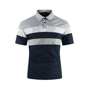 Polo de algodón 100% para hombre, ropa de verano informal de manga corta, ropa de calle ajustada para hombre, camisa Polo estilo 2023 - Product Image 1