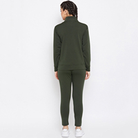 Conjunto Deportivo Ecológico para Mujer, Talla Grande, Otoño-Invierno, con Cierre Personalizado, Transpirable y Resistente al Viento
