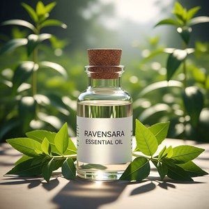 Huile essentielle de Ravensara naturelle pure de qualité thérapeutique Cinnamomum camphora Huile d'aromathérapie Fournisseur en gros - Product Image 3
