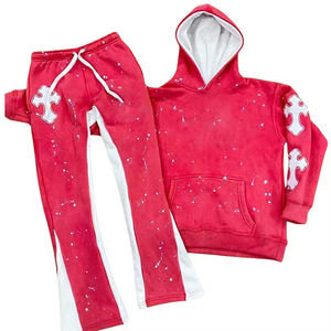 Trajes Deportivos para Hombre con Pedrería a Bajo Precio, Trajes Deportivos al por Mayor, Traje Deportivo para Entrenamiento, Jogging, Ropa Deportiva, Sudaderas, Trajes Deportivos con Capucha - Product Image 1