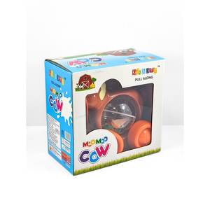 Vache musical en plastique à tirer, compagnon de la ferme pour les enfants - Product Image 6
