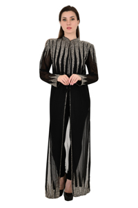 High Quality Fashion Modern Dubai Turkey Islamic Waisted <b>Long</b> Sleeve Abaya Women Muslim <b>Dress</b> Handmade Women's Kimono <b>Cardigan</b> - Product Image 6