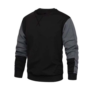 Sweat-shirts amples en gros pour hommes, manches longues, 100 % coton, basiques unis, respirants, pour hommes 2027 - Product Image 4