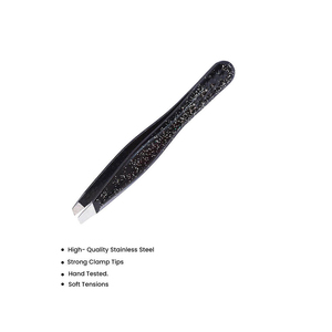 Pince à épiler à sourcils en acier inoxydable professionnel Extension de volume 3D greffage outils de maquillage pince à épiler à sourcils de haute qualité - Product Image 5