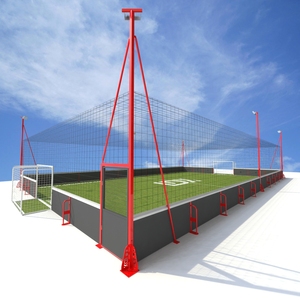 Terrain de football modulaire avec clôture, <span class=keywords><strong>taille</strong></span> personnalisée, pour centre d'entraînement en plein air, <span class=keywords><strong>cage</strong></span> de football - Product Image 3