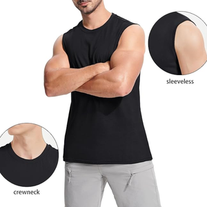 Débardeur Gym Fitness de haute qualité parfait pour les vêtements sans manches à col rond pour hommes et femmes pour la course à pied-en vrac - Product Image 5