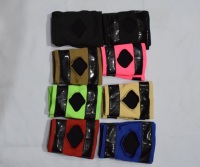 Genouillères de danse personnalisées avec logo, protection professionnelle, polyester et nylon doux, épaisses, légères, respirantes, amortissantes