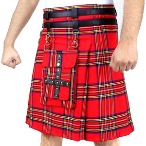 Kilts hybrides ajustables Royal Stewart Tartan 2026 pour hommes avec poche avant amovible - Product Image 2