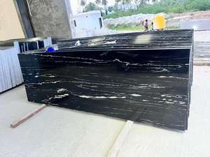 สไตล์โมเดิร์นสีดำ100% หินแกรนิตธรรมชาติขัดเงาแผ่นใหญ่ความหนา20mm/30mm - Product Image 5