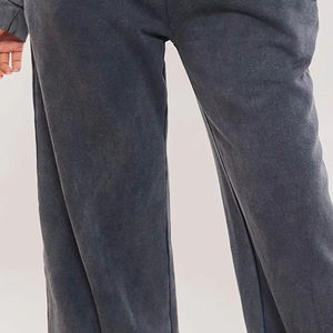 Pantalon de jogging évasé en molleton de coton pour femme, coupe ample personnalisée avec devant plat, le plus vendu pour l'hiver – En promotion - Product Image 5