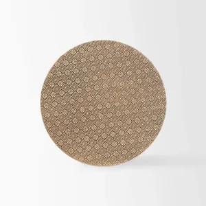 Mesa Auxiliar Metálica Elegante para el Hogar que Ofrece una Superficie Práctica para Lámparas, Libros, Plantas y Artículos Esenciales Diarios - Product Image 5