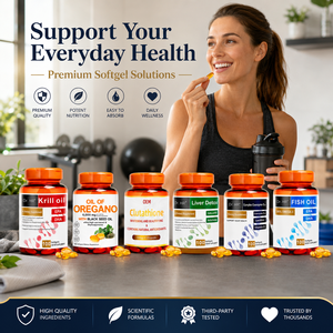 En stock : Multivitamines tout-en-un en gélules molles, huile de krill, huile de poisson, glutathion, chardon-marie, CoQ10 avec huile de nigelle, huile d'origan, huile d'<span class=keywords><strong>ail</strong></span> - Product Image 1