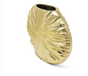 Meilleure vente de vase à fleurs en métal moderne en aluminium coulé avec un design unique et dernier cri pour les occasions de mariage - Product Image 6