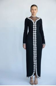 ชุดเดรสยาวดูไบอาหรับจาลาบียามุสลิมปักลายคาฟตันยาวพื้นขนาดพิเศษน้ำหนักเบา - Product Image 2