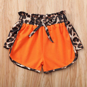 ชุดโยคะสำหรับเด็กผู้หญิงเสื้อยืดคอกลมและกางเกงขาสั้นสีทึบมีสองสีออกแบบใหม่ - Product Image 3