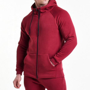 Sweat à capuche zippé pour hommes à la mode sweat-shirt en coton molletonné avec logo personnalisé veste de sport décontracté en plein air fitness haut à capuche fournisseur en gros - Product Image 2