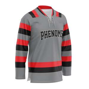 Maillot de hockey sur glace réversible léger personnalisable, respirant et durable avec nom d'équipe, impression OEM, vêtements de hockey sublimés - Product Image 6