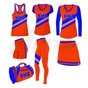 Vêtements pour jeunes Uniforme de cheerleading sur mesure Uniforme de cheerleading de couleur unie de qualité supérieure - Product Image 1