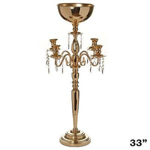 Candelabro de Aluminio con Acabado Antiguo, Decoración para Bodas, Hogar y Hotel, Centro de Mesa para Bodas, Gran Venta - Product Image 6