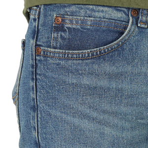 Pantalones de mezclilla para hombre de último diseño, ropa de hombre con logotipo personalizado, pantalones vaqueros para hombre, pantalones vaqueros fáciles de usar, transpirables y de secado rápido, OEM - Product Image 4