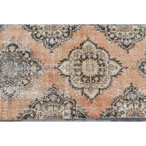 Alfombra turca Vintage de 28 '125 X', Alfombra de lana de tejido plano naranja y Beige con respaldo de látex para decoraciones de sala de estar - Product Image 5