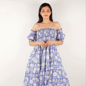 Fabricant et grossiste de robe indienne en coton robe imprimée - Product Image 1