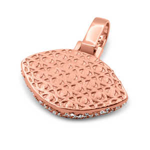 Venta caliente Plata de Ley 925 Hip Hop Colgante Totalmente Redondo Brillante Baguette Corte Moissanite Diamante VVS Claridad en Oro - Product Image 5