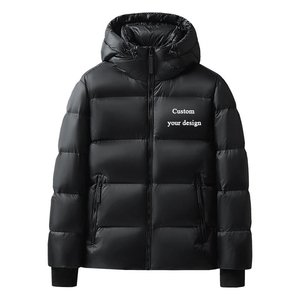 Chaqueta de Invierno Acolchada con Burbujas, Cortavientos, Transpirable, con Capucha Personalizada, Chaqueta Acolchada para Hombre, Resistente al Agua, OEM - Product Image 6