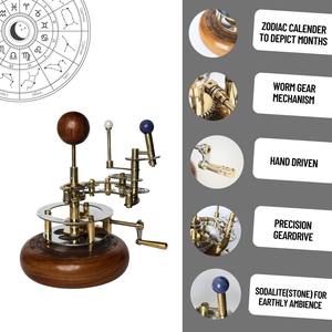 Orrery en laiton de finition antique d'approvisionnement direct d'usine pour la salle de classe de bureau ou l'affichage de collecteur disponible pour le prix abordable - Product Image 2