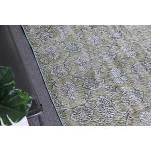 พรมวินเทจตุรกี ขนาด 6.9x10.7 ฟุต, พรมโมร็อกโกสีเขียว - Product Image 3