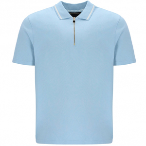 Polo con cremallera para hombre, camiseta de manga corta de secado rápido, Polo de golf para hombre, polos de estilo informal, precio al por mayor - Product Image 1