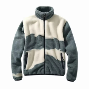 Everyday <b>Sherpa</b> Fleece <b>Jacket</b> For <b>Men</b> With Clean Look And Relaxed Shape Made To Complement All Types Of Clothing Styles - Product Image 1