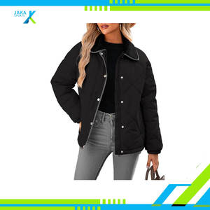 Chaqueta Acolchada de Invierno para Mujer, con Ribete de Piel de Oveja, Capucha, Transpirable, Ligera, Informal - Product Image 2