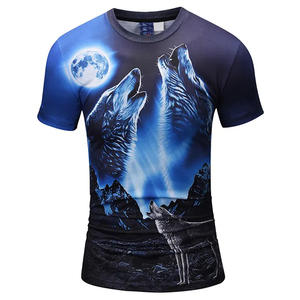 Camiseta de Playa Personalizada por Sublimación para Hombre, Ligera, Informal, de Poliéster, Proveedor OEM - Product Image 1