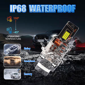 HID Xenon Reemplace la bombilla 6000K Kit de conversión blanco Plug and Play D2S D2R D4S D4R Bombillas de faros LED - Product Image 5