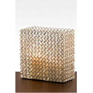 เชิงเทียนโลหะคริสตัลสีทองสำหรับตกแต่งบ้านและงานแต่งงานเชิงเทียนสำหรับตกแต่งโต๊ะ - Product Image 6